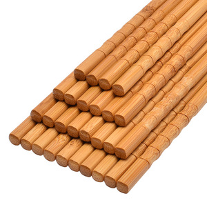 [Envío Gratis] Palillos de Bambú al por Mayor, 30 Pares, Palillos de Bambú con Forma de Calabaza, Palillos para Hot Pot para el Hogar y Hoteles, Carbonizados - Product Image 1