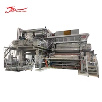 Machine automatique de fabrication de papier toilette en rouleaux jumbo de 2850 mm, équipement de production de papier toilette à partir de papier recyclé