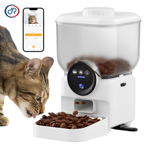 Mangeoire automatique pour animaux de compagnie 7L WiFi avec caméra Rechargeable à piles Distributeur de nourriture intelligent pour chat et chien Mangeoire pour chat - Product Image 1