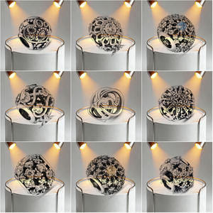 Joyería DIY de Plata <span class=keywords><strong>S925</strong></span> de Alta Calidad al por Mayor con Logo, Perlas, Incrustaciones de Crisantemo y Diseño de Copo de Nieve en Forma de Árbol para Mujer - Product Image 5