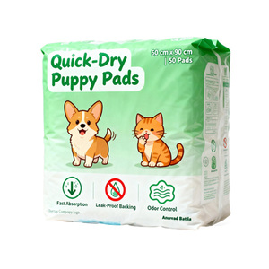 Tapis absorbants jetables 5 couches pour chiens, vente directe d'usine, prix usine, grands tapis d'apprentissage pour chiots et animaux de compagnie - Product Image 1