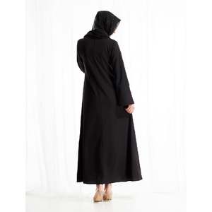 Untuk Wanita Jurken Abaya <span class=keywords><strong>Dubai</strong></span> Met Mouwen Islamitische Kleding Kleding Lange Mouw Tops Voor Moslim Vrouwen - Product Image 3