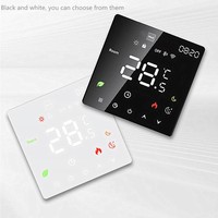 Interrupteur thermostatique tactile intelligent WiFi Tuya 3A/16A, chauffage au sol électrique/eau, automatisation domestique, contrôleur de température ambiante