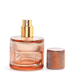 Rociador de bomba de 30ml en stock, botella de spray de vidrio rellenable portátil vacía de Perfume de gama alta para cosméticos, Perfume de vidrio Rosa cuadrado - Product Image 4