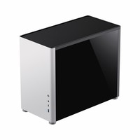 Boîtier d'ordinateur de jeu vertical GAMEMAX Spark X2 Mid Tower Micro ATX, construction en acier, couleur blanche, ventilateur de 12 cm, support pour 2 HDD + 2 SSD