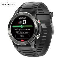 NORTH EDGE Sports de plein air montre étanche boussole multifonctionnel natation fréquence cardiaque GPS BT5.0 montre intelligente montre extérieure