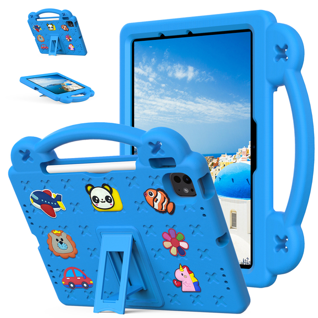 Lightweight Kids Shockproof Tablet Case For iPad Air 3 4 5 9.7 10.2 10.5 Pro 11 Children Full Protective Cover Cases With Holder