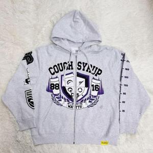 Sudadera con Capucha de Algodón 100% de Alta Calidad con Pedrería, Estilo Urbano para Hombre, con Estampado 'THAT'S a AWFUL LOT of COUGH SYRUP' - Product Image 5