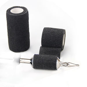Housse de protection pour tatouage, 2 pouces, 5 Yards, <span class=keywords><strong>bande</strong></span> élastique pour poignée de tatouage, scotch noir - Product Image 3
