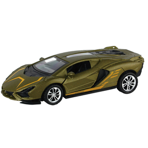 Diecast 1/28 kéo trở lại Die-cast mô phỏng xe mô hình cửa mở bán buôn bộ sưu tập đồ chơi xe ô tô - Product Image 2