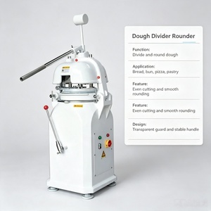 Diviseur et arrondisseur de pâte, machine commerciale de <span class=keywords><strong>d</strong></span>écoupe et <span class=keywords><strong>d</strong></span>'arrondissement de boules de pâte pour le pain, les brioches, la pizza et l'usage en boulangerie - Product Image 3