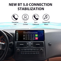 Système de navigation GPS Android Baoshang 12,3 pouces pour Infiniti FX35/FX45 2007-2008, lecteur CD, stéréo DSP, écran partagé, Wi-Fi intégré