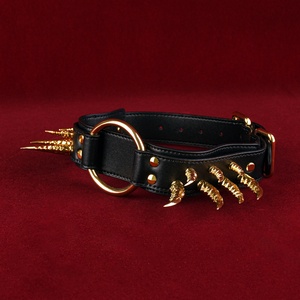 Collar de Bondage Punk FUNSM, Collar de Cuero con Púas Metálicas, Fetiche, Esclavo, Cosplay, Cinturón Ajustable, Juego Sexual SM, Juguetes Sexuales para Adultos, Venta al por Mayor - Product Image 4