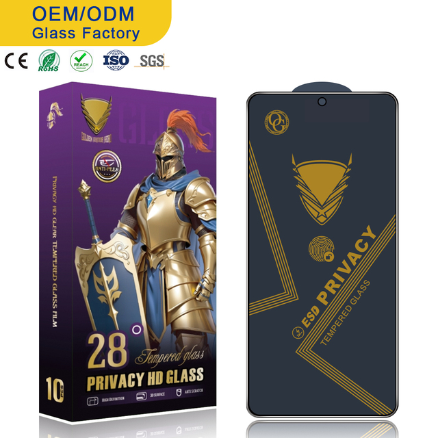 OG 28° Privacy 9H ESD Anti-Static Ultra Strong Shock 2.5d Tempered Glass Screen Protector for Samsung Galaxy S26 S25 Ultra S24