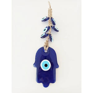 Pendentif à pampilles œil de Fatima bleu style européen et américain, œil du diable créatif, décoration murale pour salon et intérieur de voiture - Product Image 2