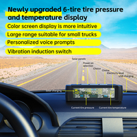 Système de surveillance de la pression des pneus à énergie solaire universelle (TPMS) pour remorques de camping-car capteur numérique lot de 6 vente en gros