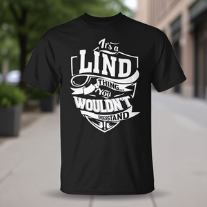 Camiseta Premium Lind Thing Unisex Negra de Algodón con Cuello Redondo y Manga Corta para Adultos, Camiseta Promocional - Product Image 3