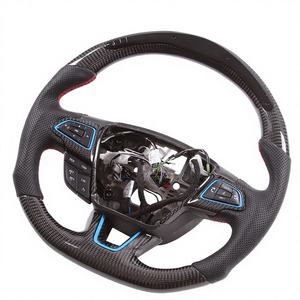 Volante Sportivo a 3 Razze per Ford <span class=keywords><strong>Focus</strong></span> ST RS MK2 MK3 MK4 <span class=keywords><strong>2016</strong></span>, Modifica OLIVER - Product Image 3