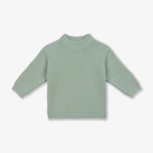 Suéter unisex 100% algodón ODM y OEM de cuello redondo, tejido a máquina, ecológico, para bebés y niños pequeños, de Vietnam. - Product Image 5