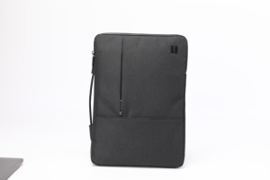 Housse d'ordinateur portable de voyage d'affaires avec logo personnalisé, sacoche avec poignée, étui pour ordinateur portable en polyester imperméable pour ordinateurs portables de 15,6 pouces - Product Image 3