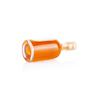 Alta calidad Mini lindo 50ml vacío claro redondo vidrio licor botella de vino y <span class=keywords><strong>corcho</strong></span> de polímero - Product Image 2