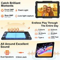 Android 16 y Procesador Octa Core Gemini AI, Pantalla de 10.1 Pulgadas, con Sistema Android 16 Actualizado 2026, Respuesta Fluida y Rápida