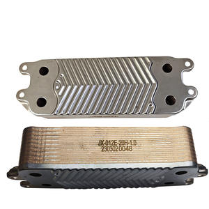 Accesorios para hornos de calderas, <span class=keywords><strong>intercambiador</strong></span> de calor secundario, <span class=keywords><strong>intercambiador</strong></span> de calor de placas de 20 placas para reemplazo de calderas de Gas <span class=keywords><strong>Vaillant</strong></span> - Product Image 1