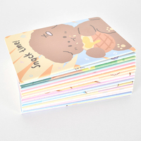Carnet A5 cousu, impression 4 couleurs, motif et pages intérieures personnalisés, faible MOQ accepté, papeterie de bureau et scolaire
