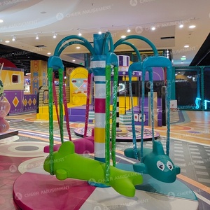 เครื่องเล่นสนามเด็กเล่นวงแหวนหมุน Cheer Amusement สำหรับเด็กในร่ม ยอดนิยม หุ้มด้วย PVC นุ่ม สำหรับเด็กอายุ 3-12 ปี - Product Image 3