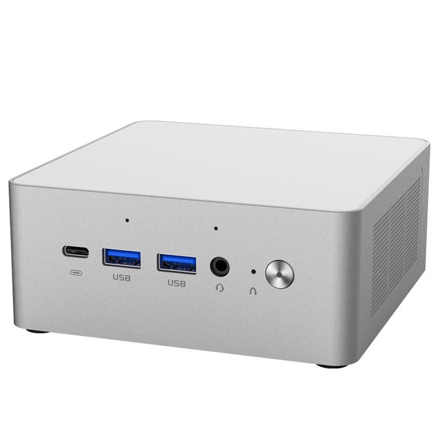 JWIPC AI Mini PC Intel Ultra 7 Tiny Computer 16C/22T 4.8GHz 32GB DDR5 1TB PCIe 4.0 SSD 4K Quad Display Desktop Gaming NUC PC