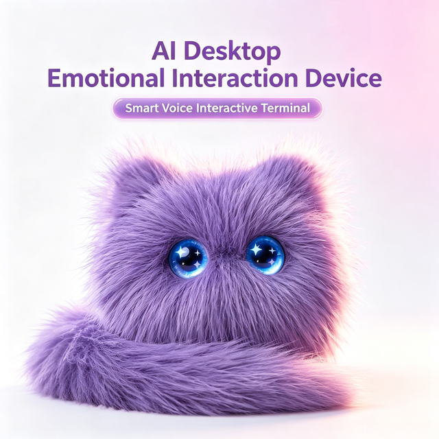 AI Desktop Personal Assistant Robot Emotional Interaction Companion Smart Voice Chat Real-time Emotional Response Local Device