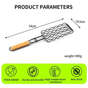 Accesorios de Cocina para Exteriores de Acero al Carbono con Soporte de I+D: Parrilla para Salchichas, Soporte para Hot Dogs, Pinzas para Barbacoa y Cesta para Parrilla <span class=keywords><strong>Weber</strong></span> - Product Image 3