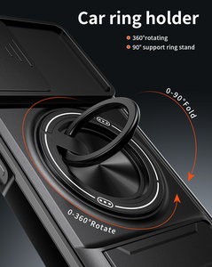 Étuis <span class=keywords><strong>de</strong></span> téléphone portable avec anneau magnétique pour caméra coulissante pour Infinix Smart 10 20 Plus <span class=keywords><strong>4G</strong></span>, coque arrière en TPU plastique antichoc - Product Image 6