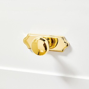 Armadio di lusso francese manici in oro "colomba uovo" in ottone massiccio con impugnature Vintage da cucina per cassettone notturno - Product Image 2