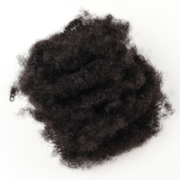 | Cheveux humains afro crépus en vrac |   Cheveux humains afro crépus en vrac de 8 à 28 pouces, mèches naturelles pour extensions de locs et tresses