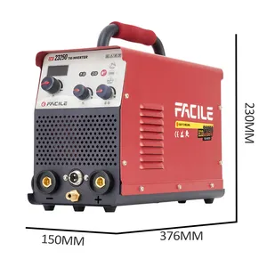 380V 35-50 Dinse Arc Tig 2 In 1 250amp Inverter Tig Welder 140amp Stick Mma Tig Welding Machine