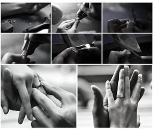 Betterstar 도매 Igi 인증 Cvd 랩 성장 다이아몬드 약혼 반지 VVS 18K 골드 다이아몬드 반지 랩 성장 다이아몬드 보석 - Product Image 6