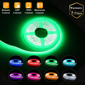 Tira de Luces LED RGB RGBW COB de Alta Densidad, 450, 480, 576, 784, 810, 840, 896 LED, Rollo de 5m 10m, Control Inteligente para <span class=keywords><strong>TV</strong></span>, Sala de Juegos, Fiestas - Product Image 1