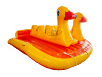 2024 année remorqueur gonflable canard bateau eau canapé ski nautique bateau Sports nautiques jouet jaune canard Animal bateau