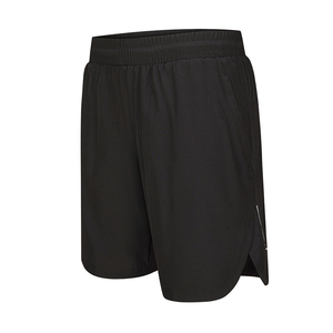 Compression Fit Odor-Resistant <b>Mens</b> 2-in-1 <b>Shorts</b> For Street Workout With Reflective Strips - Product Image 3
