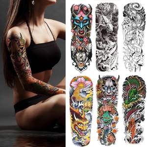 Grandi adesivi da uomo con braccio impermeabile per tatuaggio Body Art temporaneo finto <span class=keywords><strong>Tatoo</strong></span> - Product Image 2