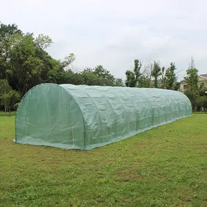 批发小花园温室遮光布塑料隧道温室
