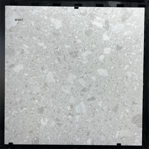 Azulejos de Cerámica Modernos con Efecto Piedra Tipo Mármol, Tamaño Grande 600x600, Color Ladrillo Marrón Pulido y Esmaltado para Pisos y Paredes - Product Image 2