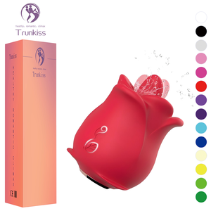 Vibratore a Forma di Lingua Rosa, Giocattolo Sessuale per Adulti, 10 Vibrazioni, Stimolazione della Lingua, Punto G, Orgasmo Femminile - Product Image 1