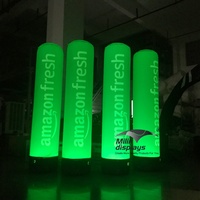 Arche gonflable personnalisée pour marathon, avec éclairage LED, pour la ligne de départ/arrivée, colonne publicitaire pour événements sportifs en extérieur