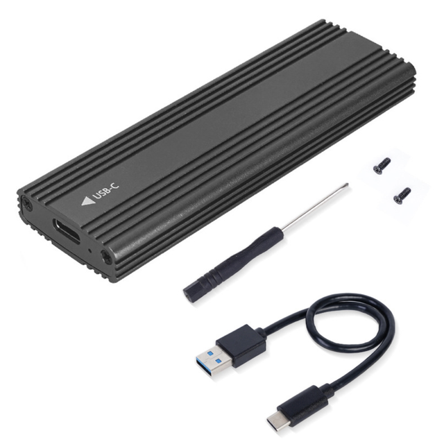 M2 NVMe SSD Enclosure Adapter USB3.2 Gen2 10Gbps External NVMe to USB PCI E Reader Support UASP Trim for SSD 2230/2242/2260/2280