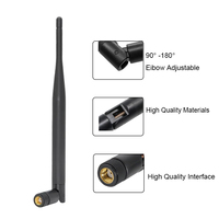 Antenne Wi-Fi à gain élevé pour usine, Tri-bande 2.4GHz 5GHz 6GHz, Antenne en caoutchouc sans fil 2.4G pour modem