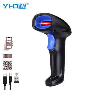 Nhà máy tùy biến 2D không dây máy quét mã vạch có dây + Giao diện không dây 1D Đầu đọc mã vạch với đứng - Product Image 1