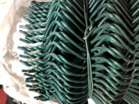 Clôture grillagée verte de 6 pieds, prix par pied, prix le plus bas, fournisseur, clôture en maille losangée enduite de PVC, clôture de jardin, clôture Cyclone