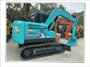 Mini-excavatrice Kobelco Sk75 d'occasion de 5 tonnes en stock avec moteur, modèle chenillé neuf à vendre - Product Image 3